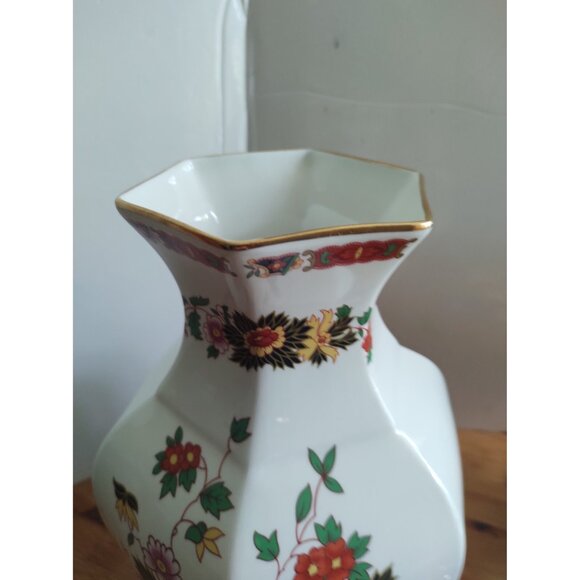 Vintage Large "The Bonair" Staffordshire England Vase 12 1/2" Tall - Picture 10 of 12